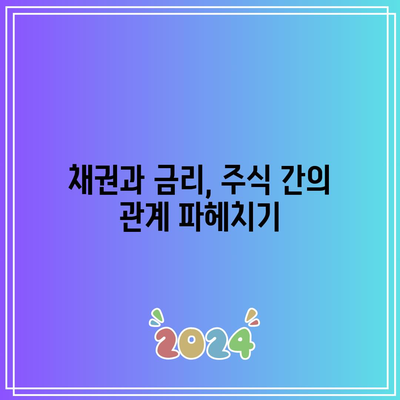 채권과 금리, 주식 간의 관계 파헤치기