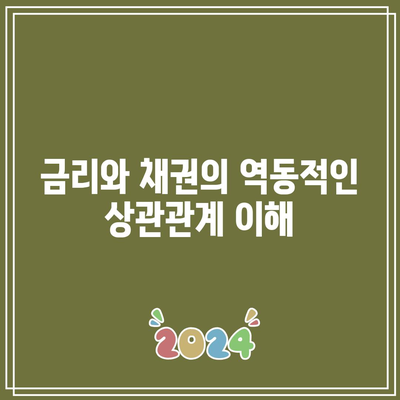 금리와 채권의 역동적인 상관관계 이해