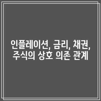 인플레이션, 금리, 채권, 주식의 상호 의존 관계