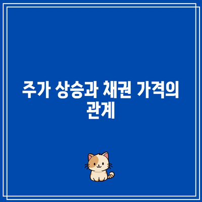금리 하락 시 채권과 주가의 상관 관계
