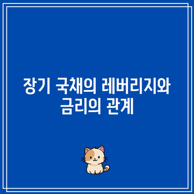 장기 국채의 레버리지와 금리의 관계