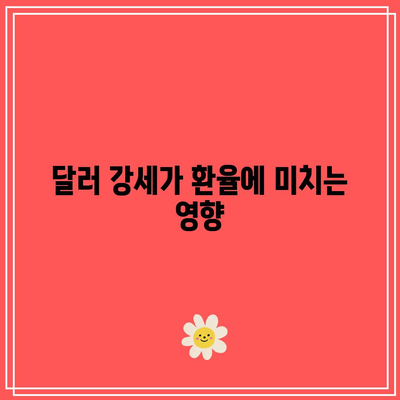 달러, 환율과 채권, 금리의 연관관계