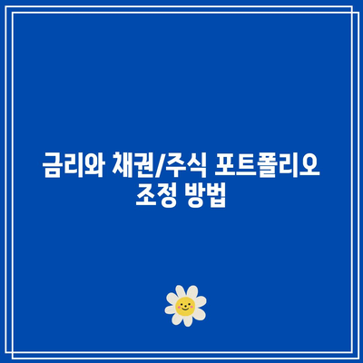 금리 변동에 따른 채권/주식 상관 관계