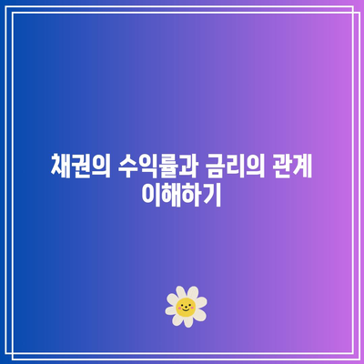 채권 투자 초보자 가이드: 금리와 채권 가격의 관계