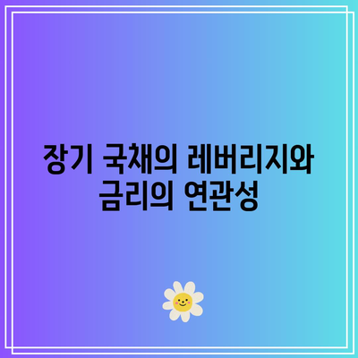 장기 국채의 레버리지와 금리의 연관성