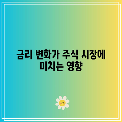 미국 주식과 채권 금리의 상호작용 분석