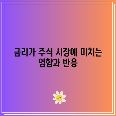 금리와 자산 가치의 영향: 주식, 채권, 부동산