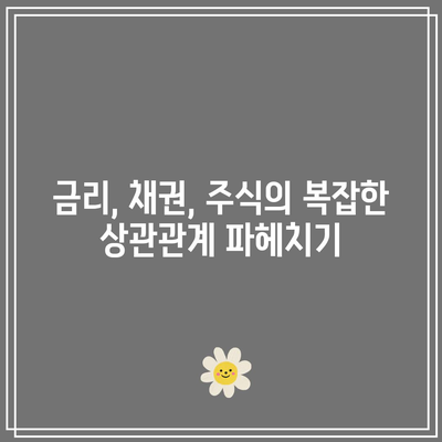 금리, 채권, 주식의 복잡한 상관관계 파헤치기