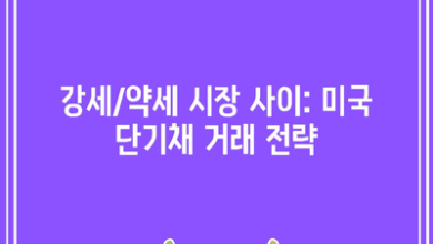 강세/약세 시장 사이: 미국 단기채 거래 전략