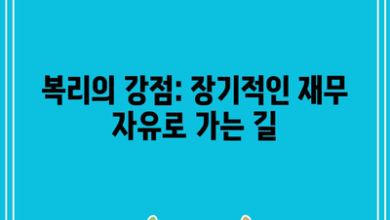 복리의 강점: 장기적인 재무 자유로 가는 길