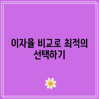 적금 선택 전에 알아야 할 사항