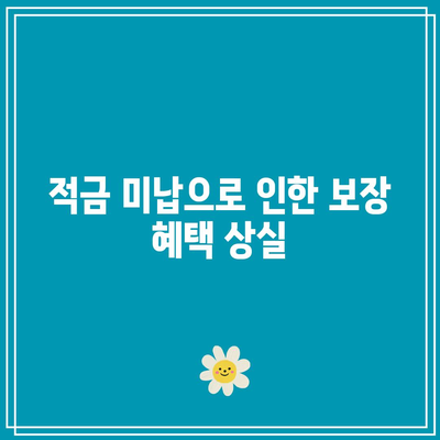 적금 미납 시 발생하는 불이익 신중히 파악하기