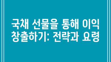 국채 선물을 통해 이익 창출하기: 전략과 요령