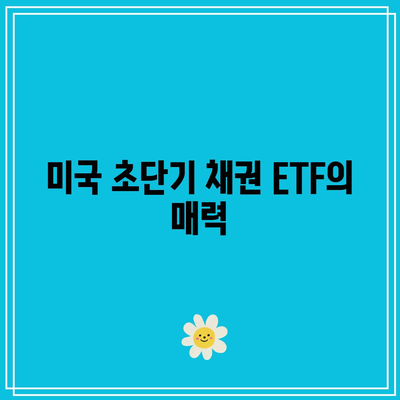 강세론·약세론 간 ETF 투자 전략: 미국 초단기 채권