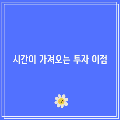 시간의 힘을 활용하는 적금 복리 계산