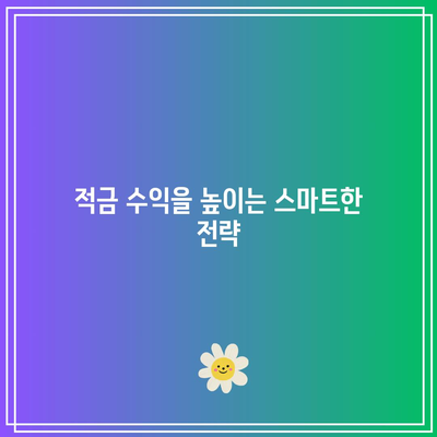 2024년 은행별 적금 이벤트: 이자율 순위와 특별 혜택