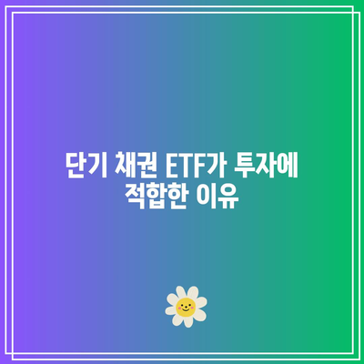 미국 국채 금리: 알아두면 좋은 단기 채권 ETF (SGOV)