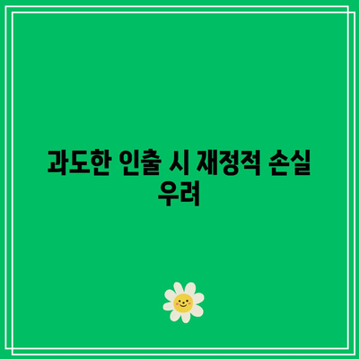 적금 해약시 과도한 인출 금지