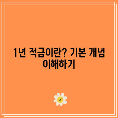 1년 적금 금리 비교: 이자율이 가장 높은 은행 확인