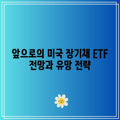 미국 장기채 ETF 전망과 금리 상승 이유