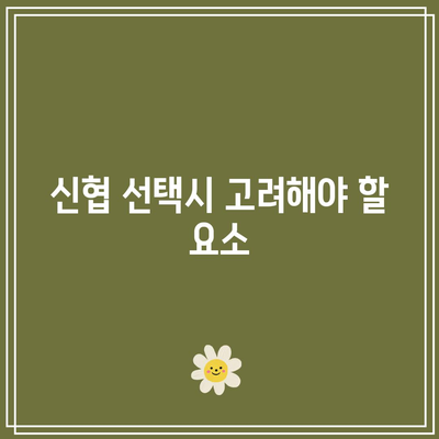 신협 정기예금과 정기적금 특판 분석