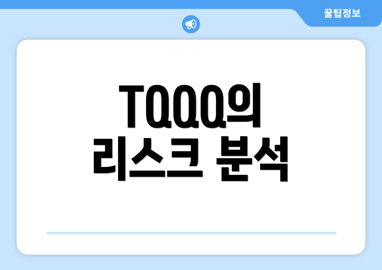 TQQQ의 리스크 분석